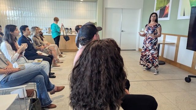 Corporate wellness program with team in Los Angeles